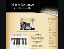 Tablet Screenshot of musicinnewcastle.com